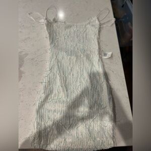 Fringe shiny dress